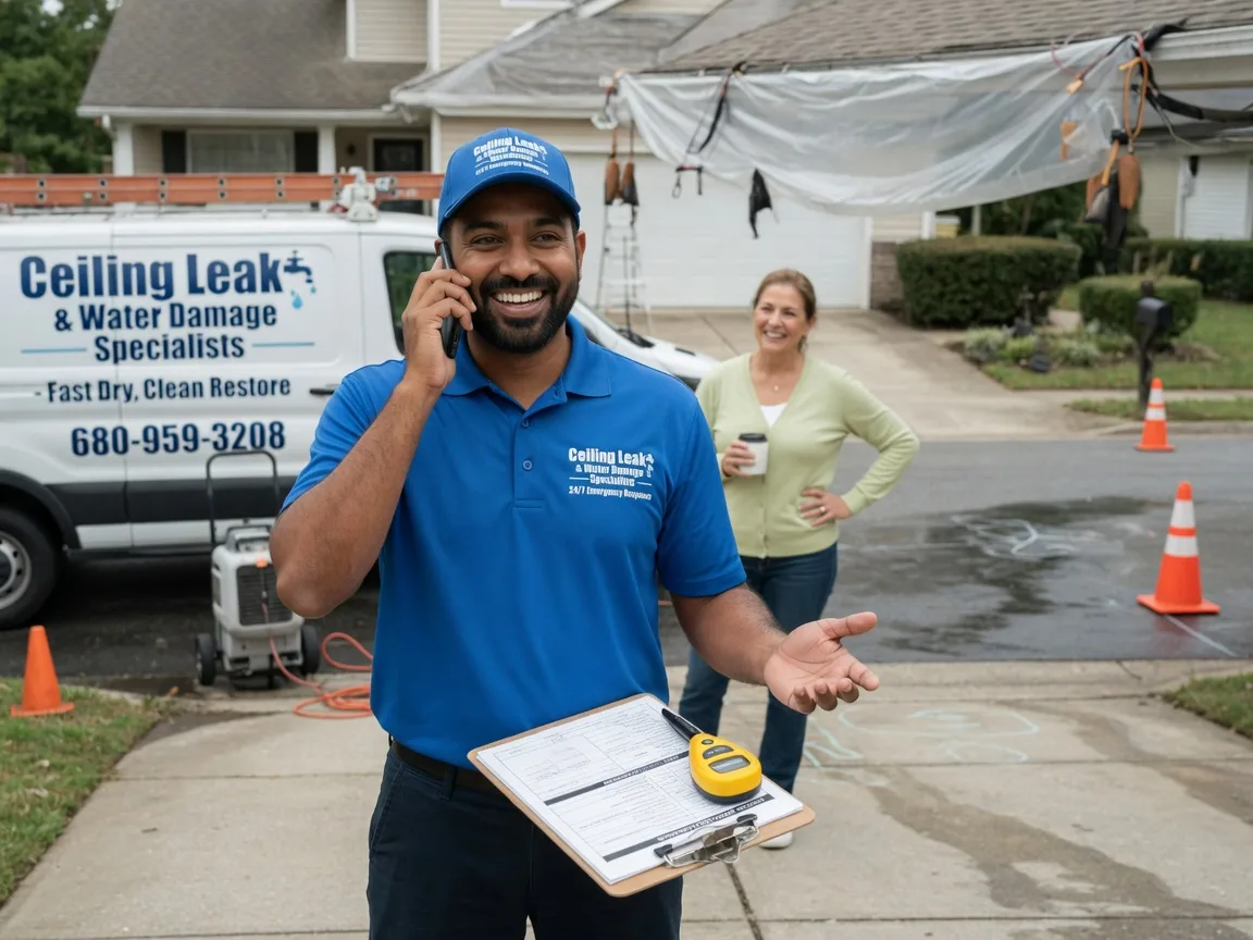 Ceiling Leak Cleanup Manning, ND FAQs